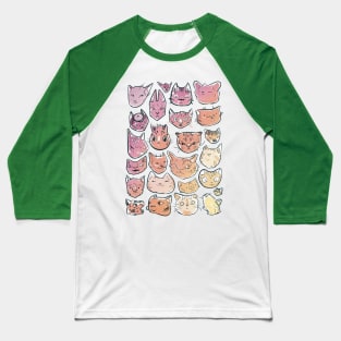 Cat Wall Baseball T-Shirt